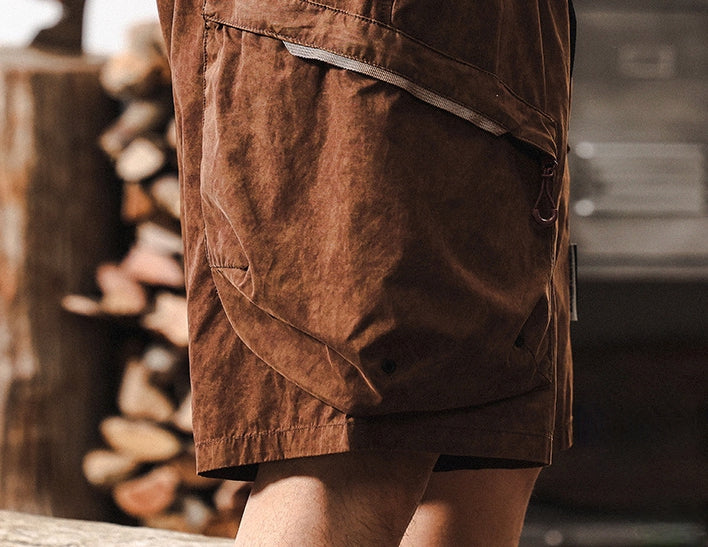 Trailblazer Cargo Shorts – Earth Brown - K202504041506_COFFEE