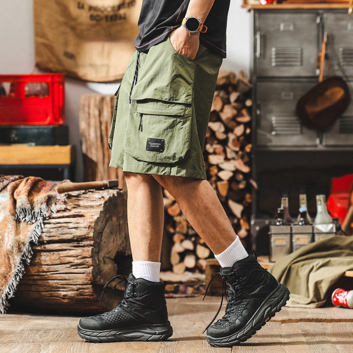 Nomad Utility Shorts - K202504151611_GREEN