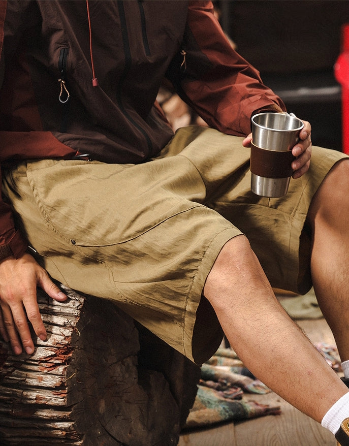 Adventure Shorts – Earthtone Edition - K202504031819_KHAKI