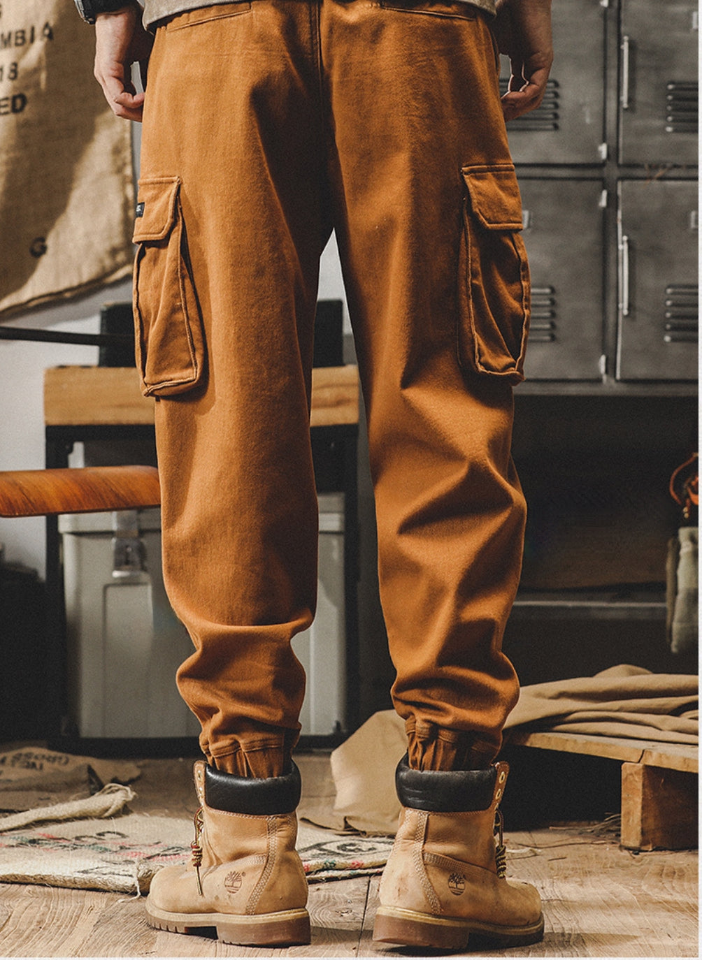 Rustic Cargo Dark Khaki Joggers - 202210188830_DKH (EOSS)