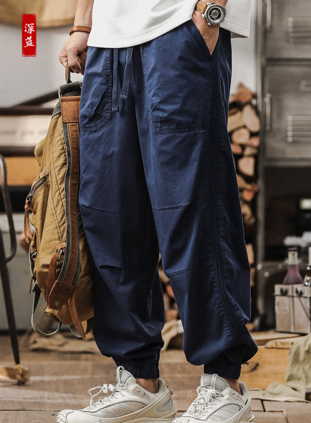 Urban Explorer Cargo Joggers - X202406041234_BLU