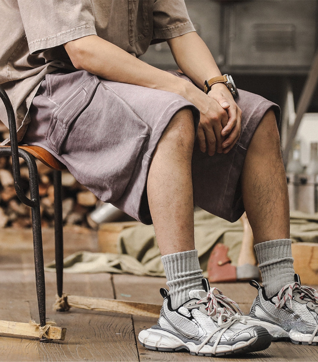 Grunge Gear Shorts - C202407021726_PUR