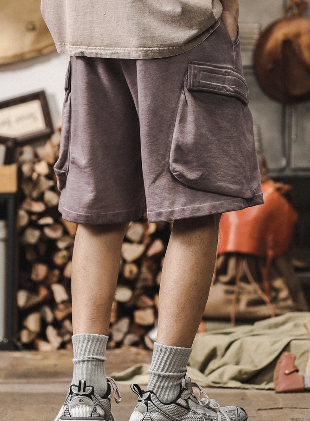 Grunge Gear Shorts - C202407021726_PUR