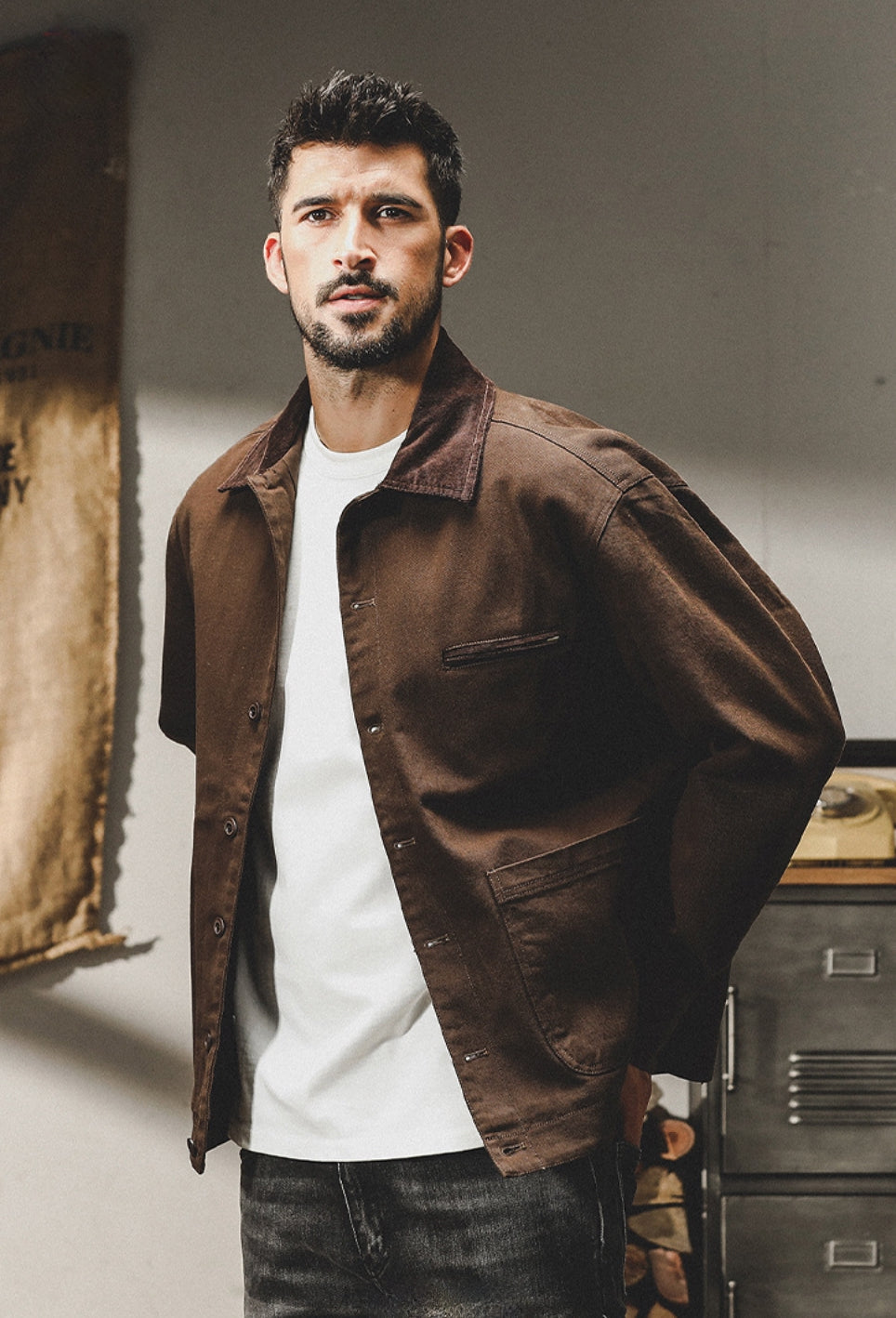 Jazzy Nomad Over-Shirt - M202309200947_BROWN