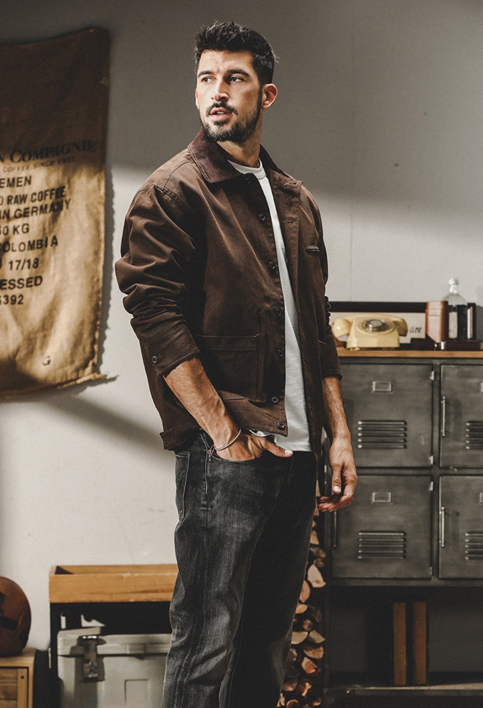 Jazzy Nomad Over-Shirt - M202309200947_BROWN