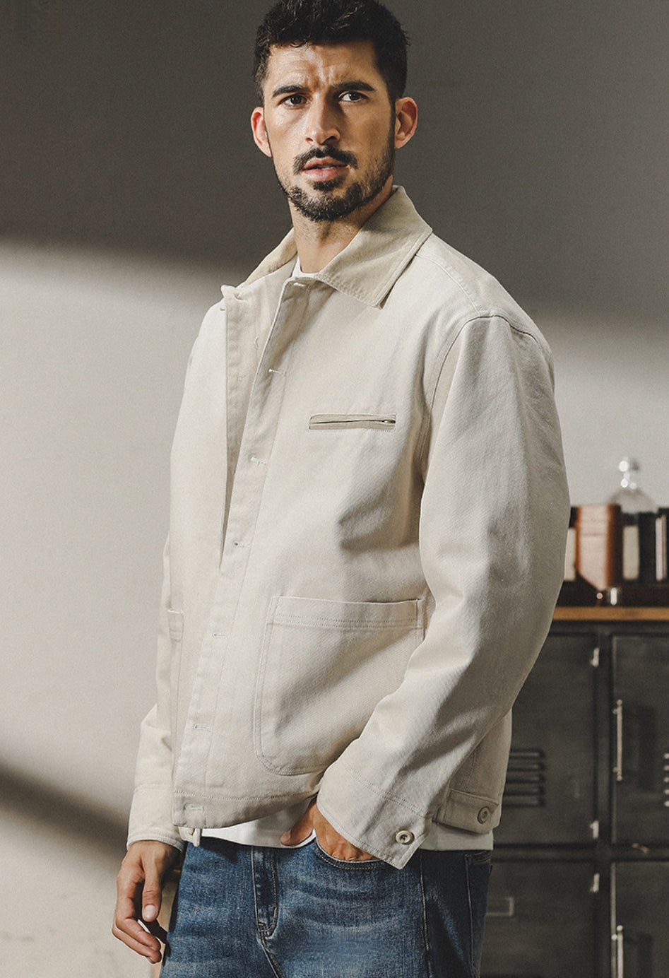 Jazzy Nomad Over-Shirt - M202309200947_APRICOT