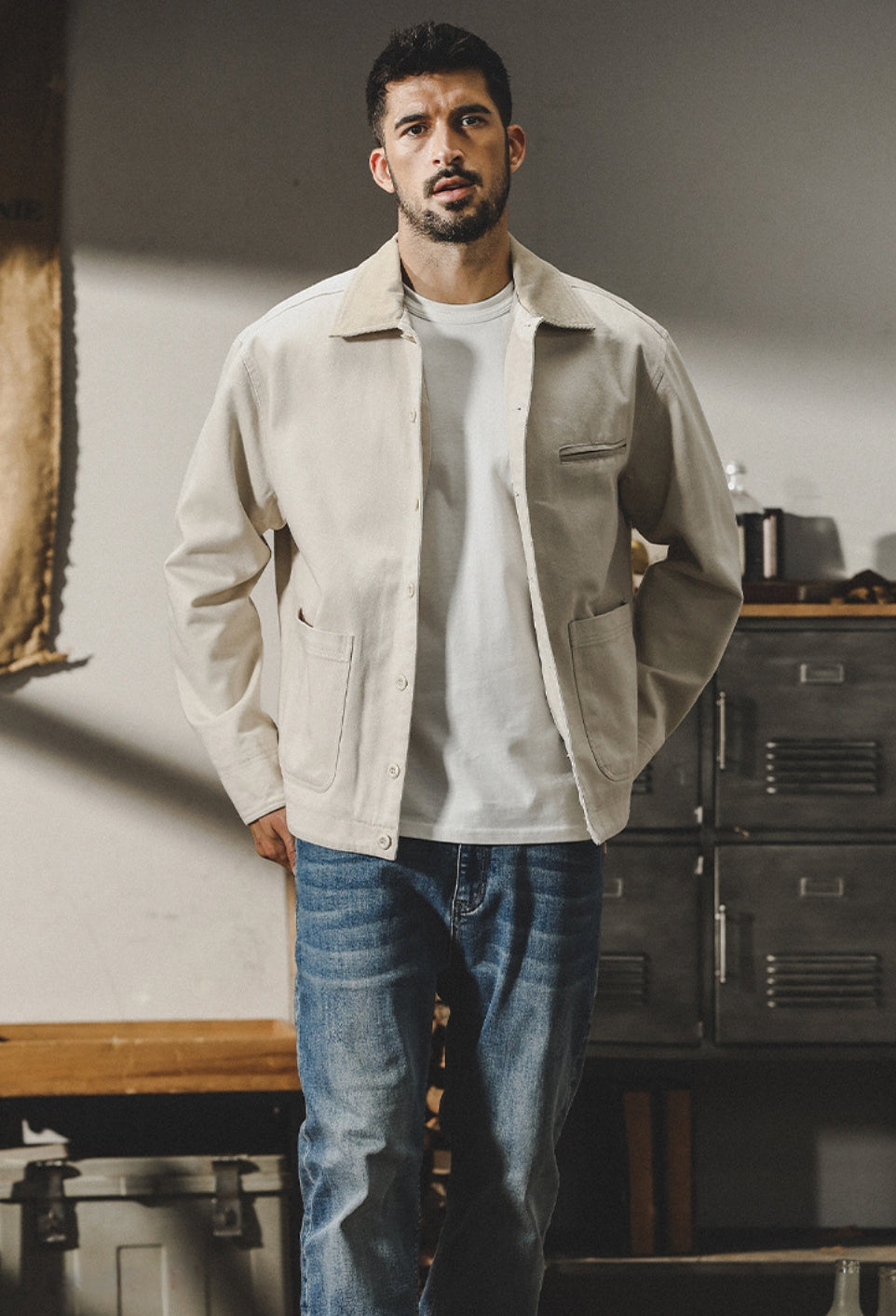 Jazzy Nomad Over-Shirt - M202309200947_APRICOT