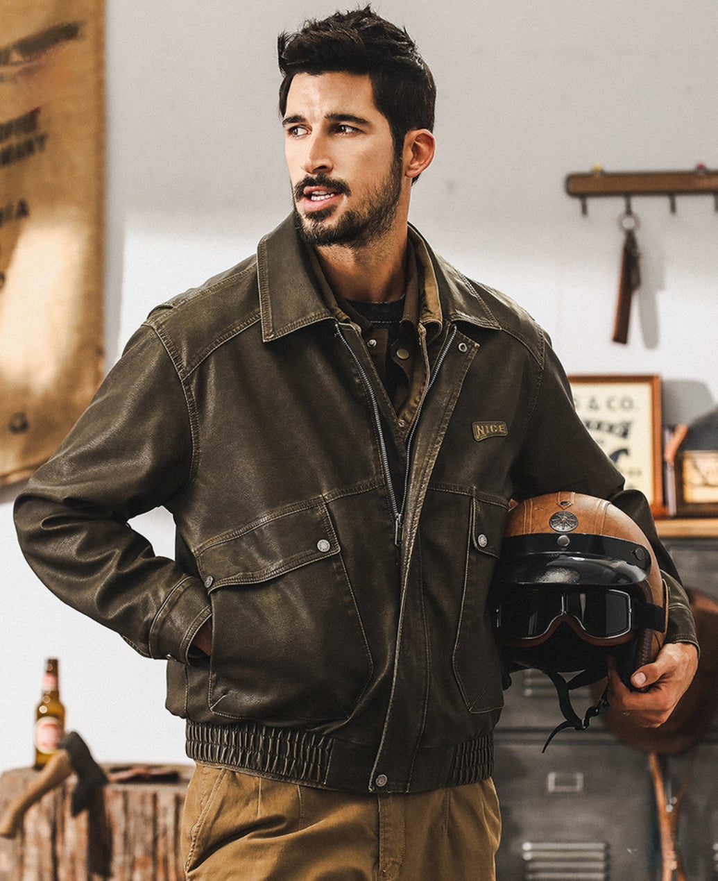 Winter Wanderer Jacket - Z2024102117_GREEN – T.H.E.N.D : Rugged Luxury