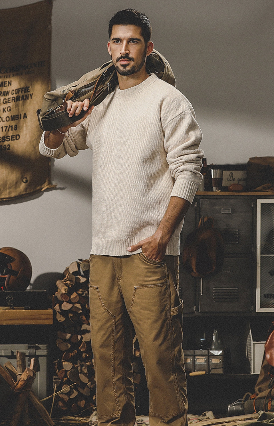 Ivory Drift Sweater - 2023112020H_OFFWHITE