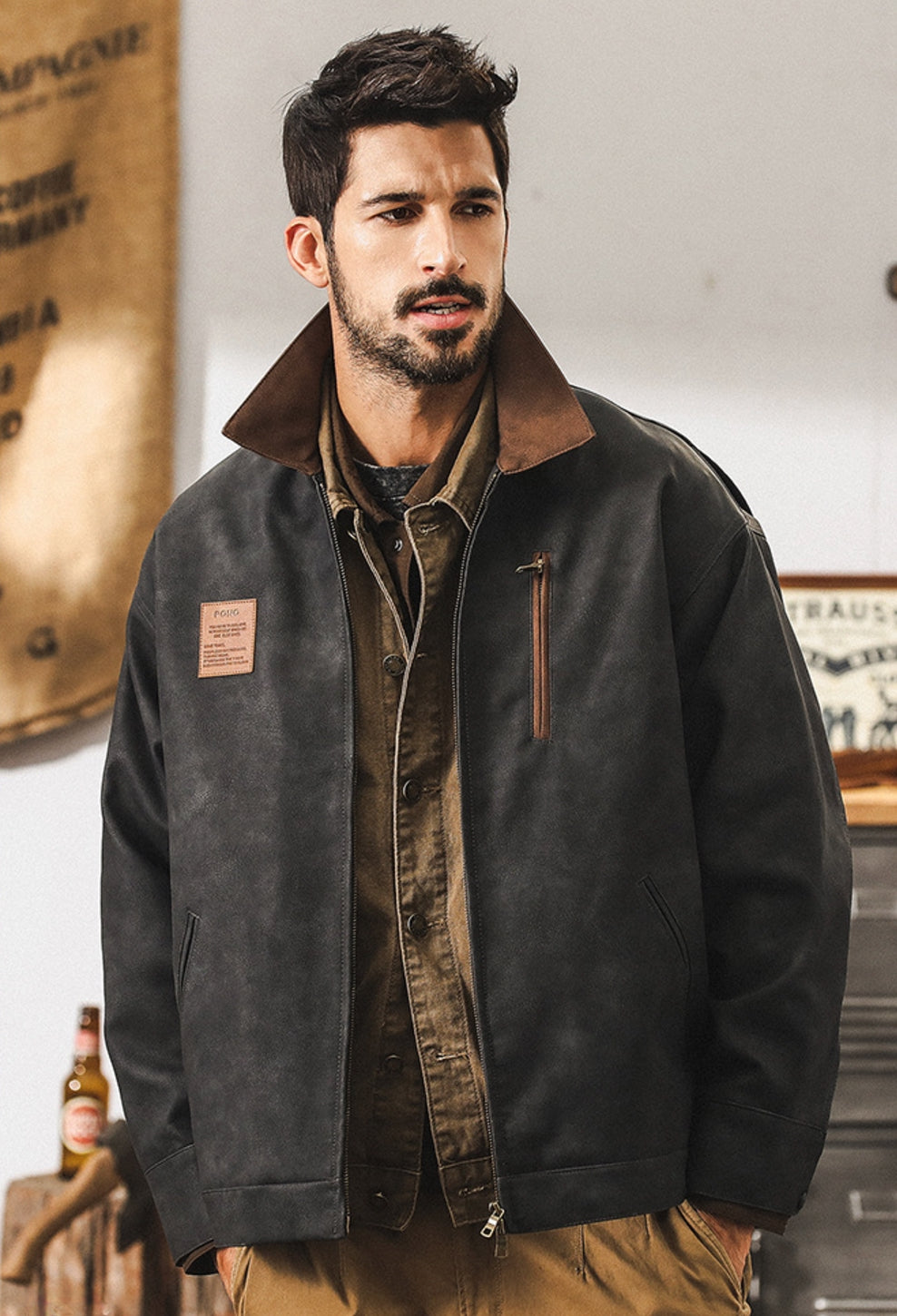 Ash & Amber Jacket - J202410081653_BLACK – T.H.E.N.D : Rugged Luxury Ash & Amber Jacket - J202410081653_BLACK – T.H.E.N.D : Rugged Luxury