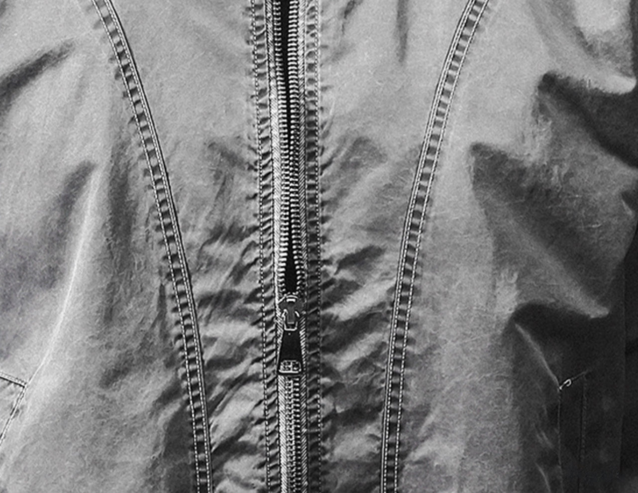 Iron Edge Bomber Jacket - J202410161932_GREY