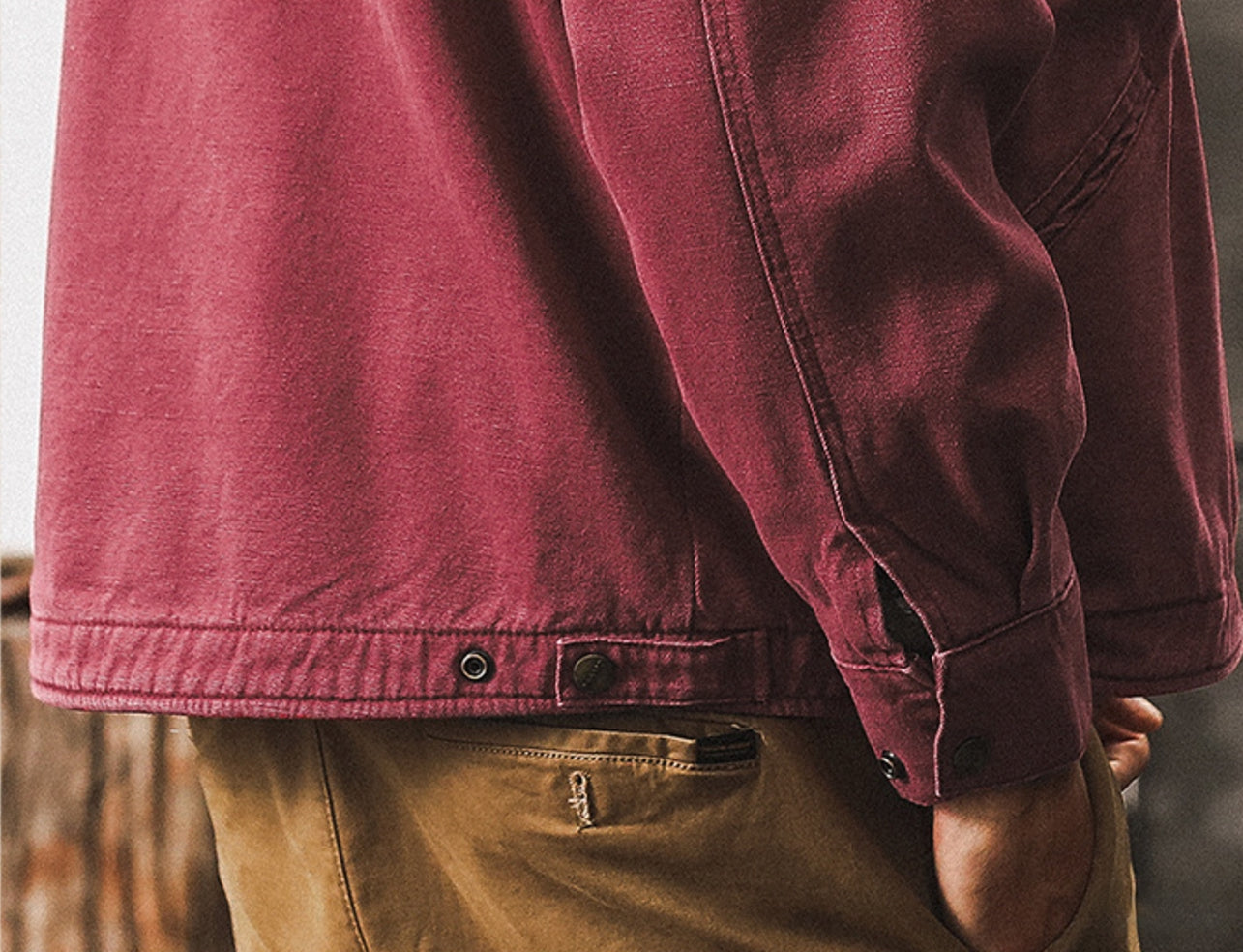 The Roamer Jacket - J202410111512_BORDEAUXRED