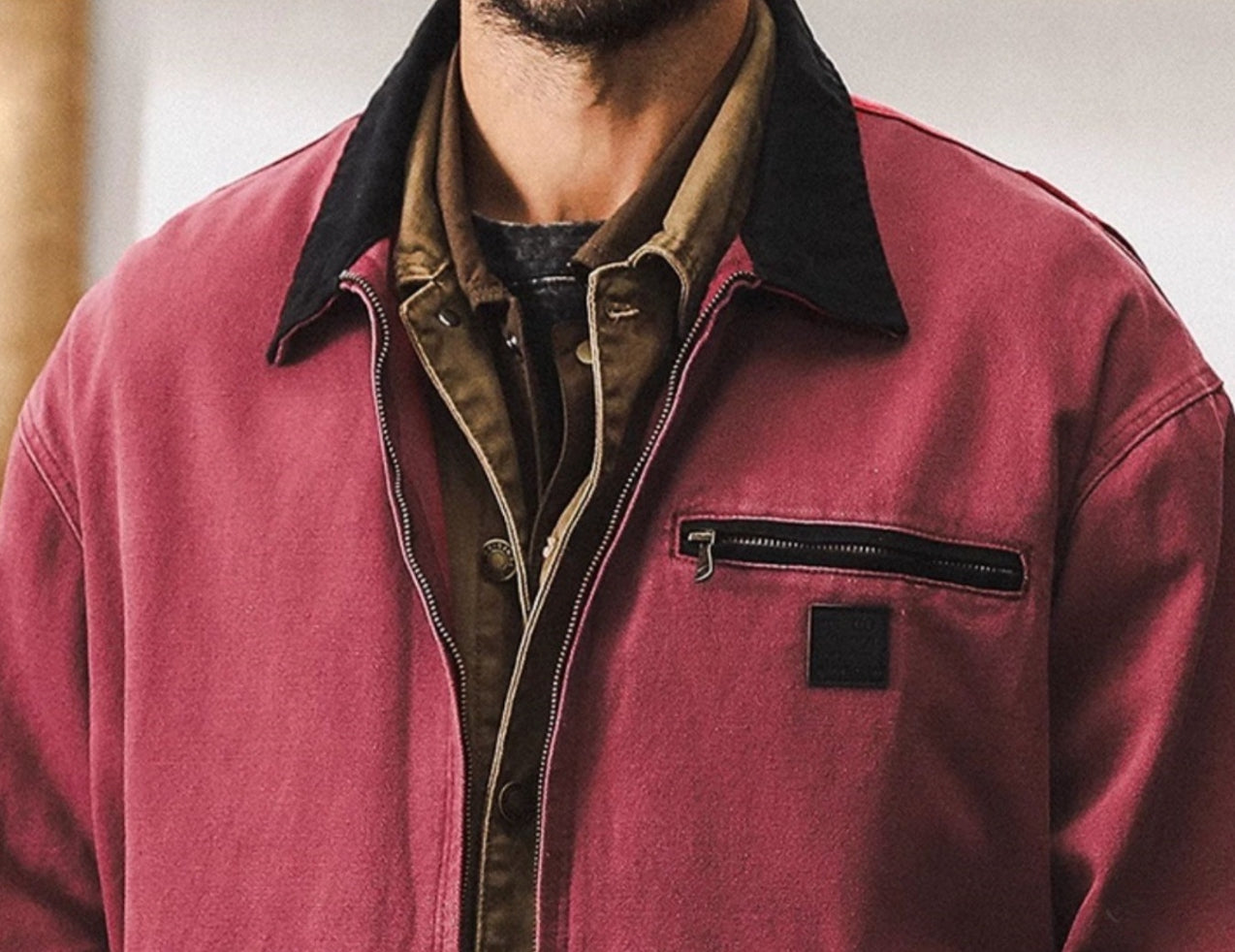 The Roamer Jacket - J202410111512_BORDEAUXRED