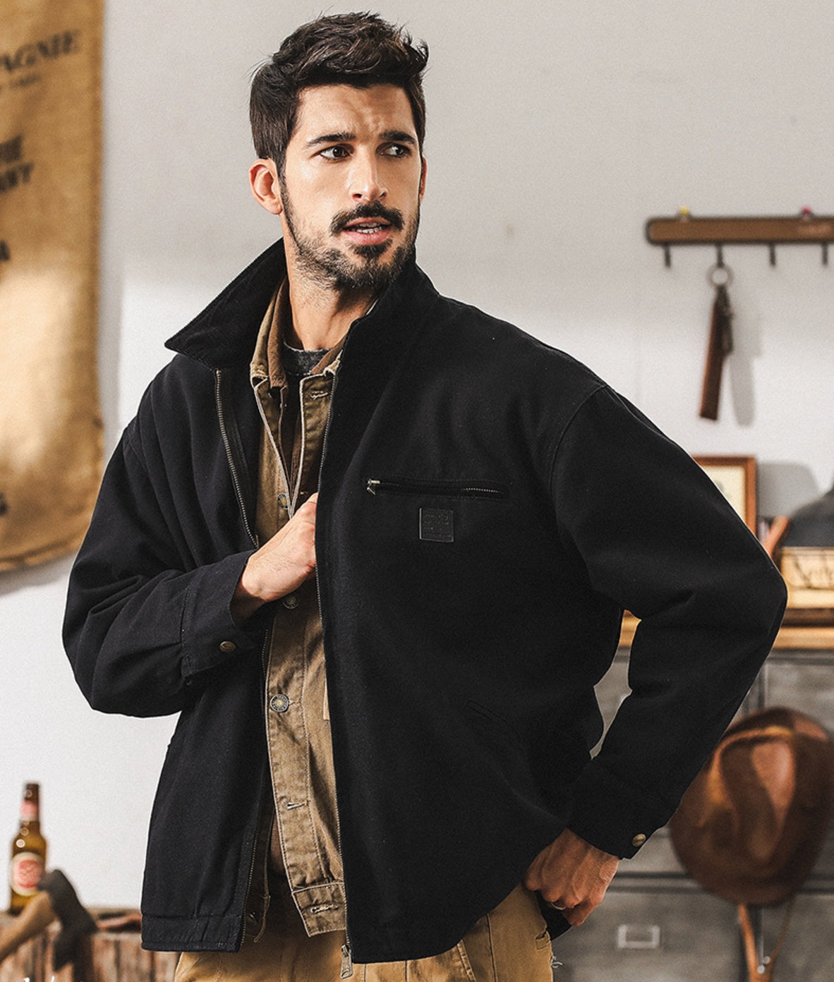 The Roamer Jacket - J202410111512_BLACK