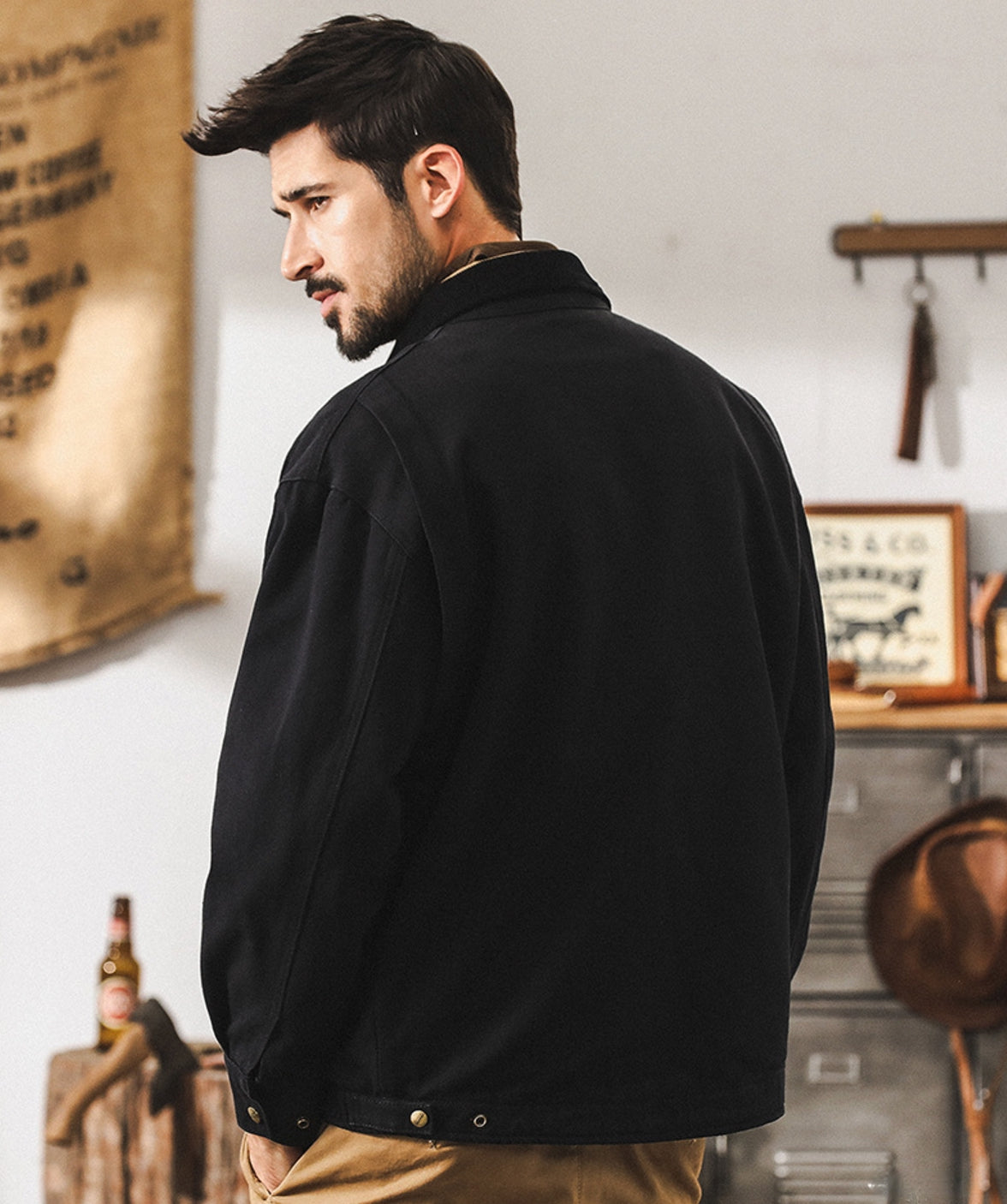 The Roamer Jacket - J202410111512_BLACK – T.H.E.N.D : Rugged Luxury