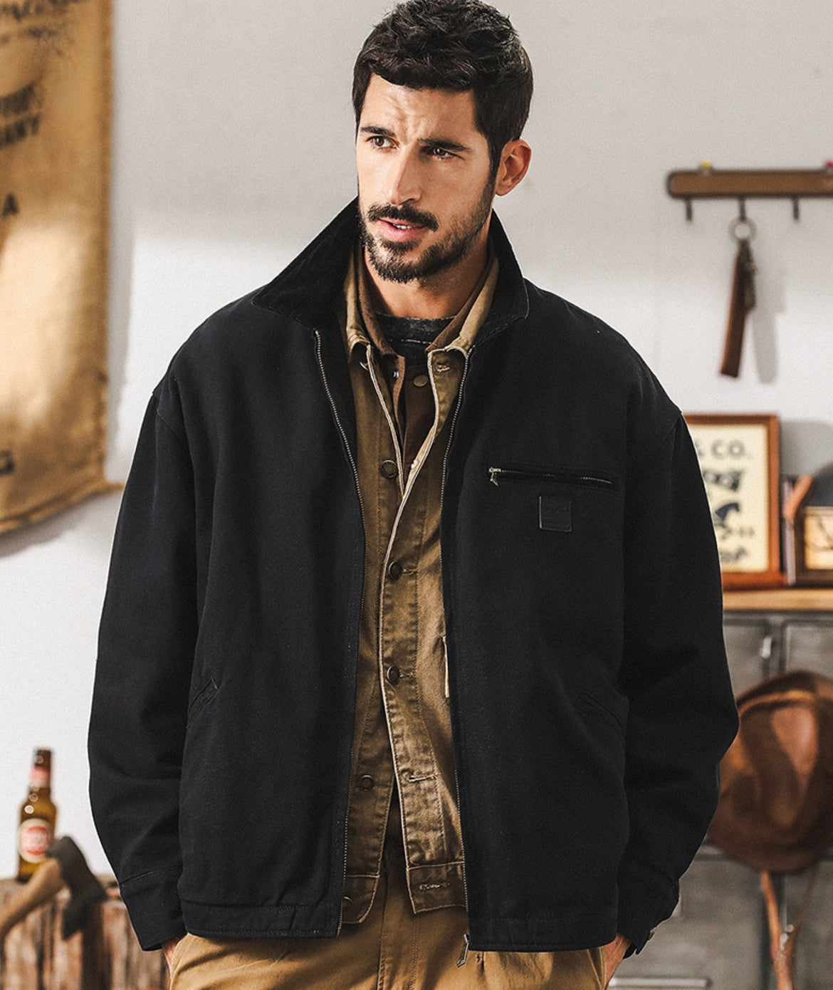 The Roamer Jacket - J202410111512_BLACK