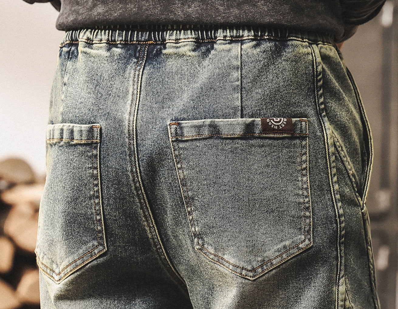 Contour Denim Joggers