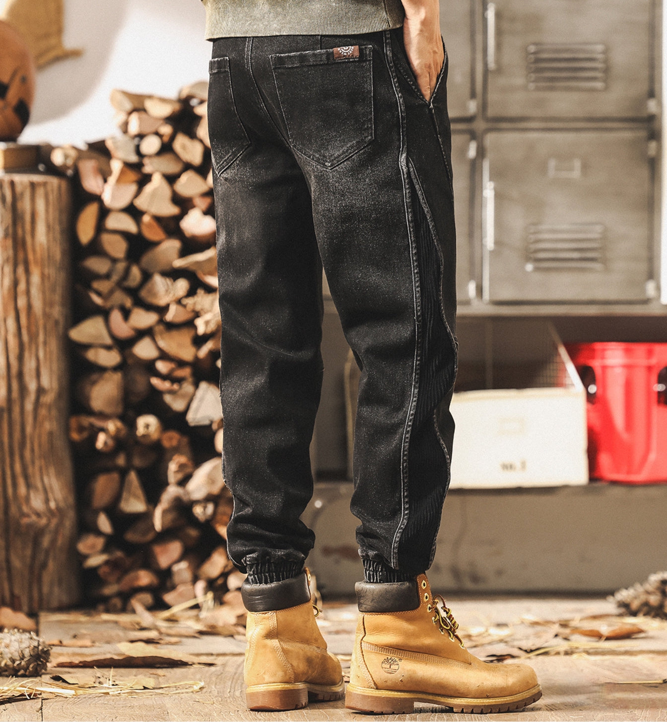 Contour Denim Joggers