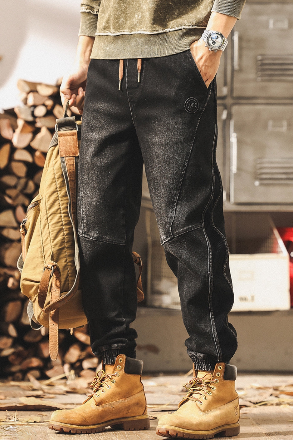 Contour Denim Joggers