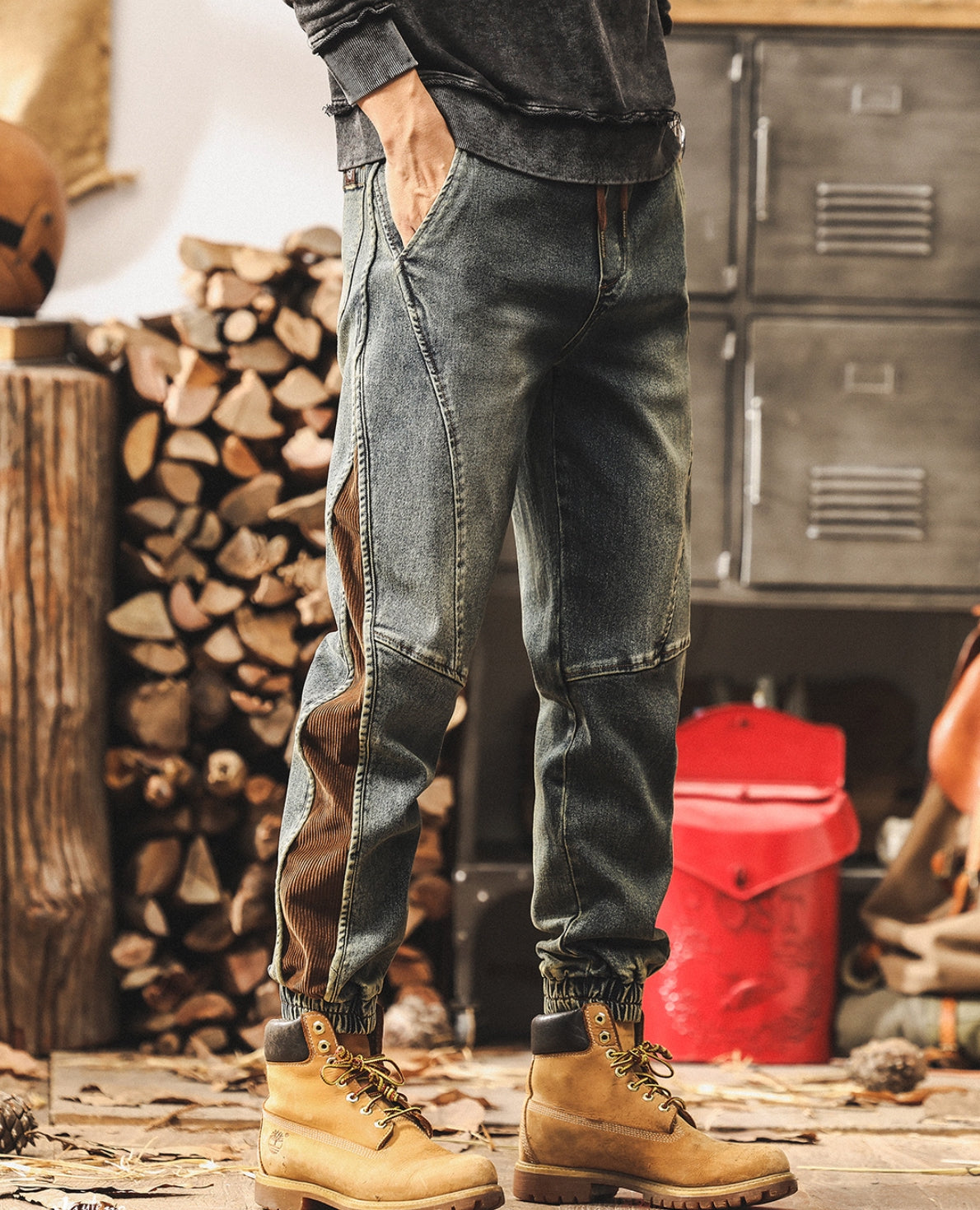 Contour Denim Joggers