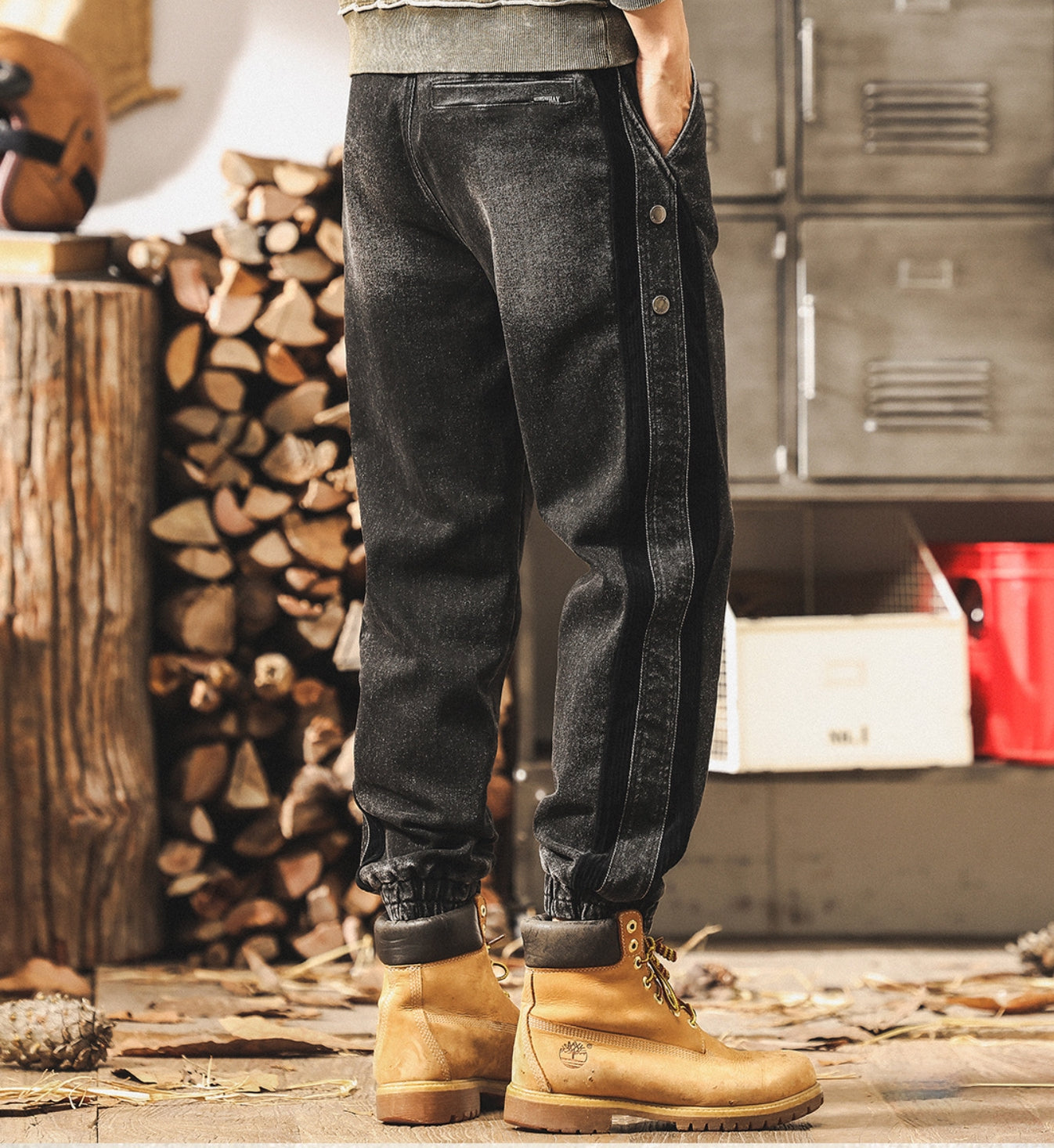 Track Edge Gray Joggers