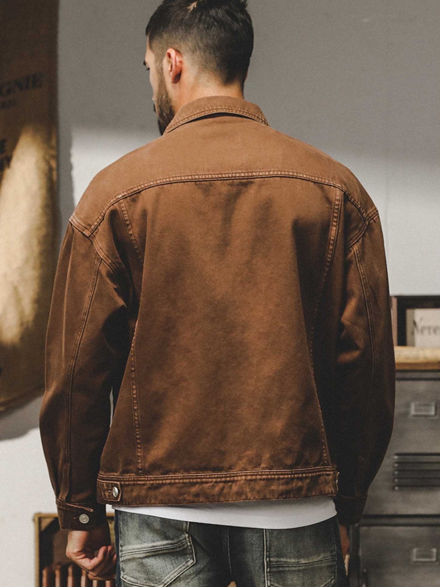 THEND RUGGED COLORED DENIM OVER-SHIRT - 202309140061_COF