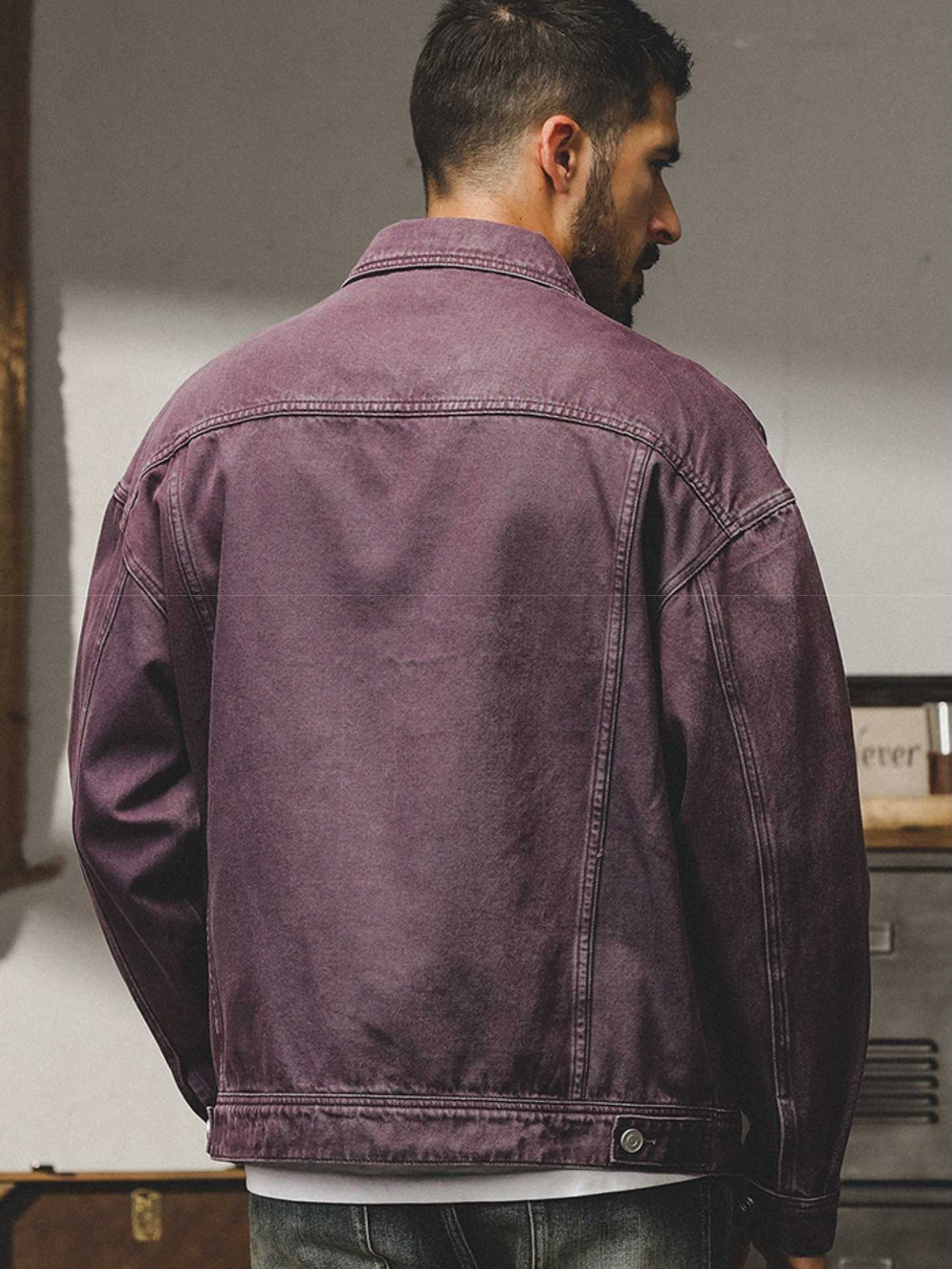 THEND RUGGED COLORED DENIM OVER-SHIRT - 202309140061_LIL