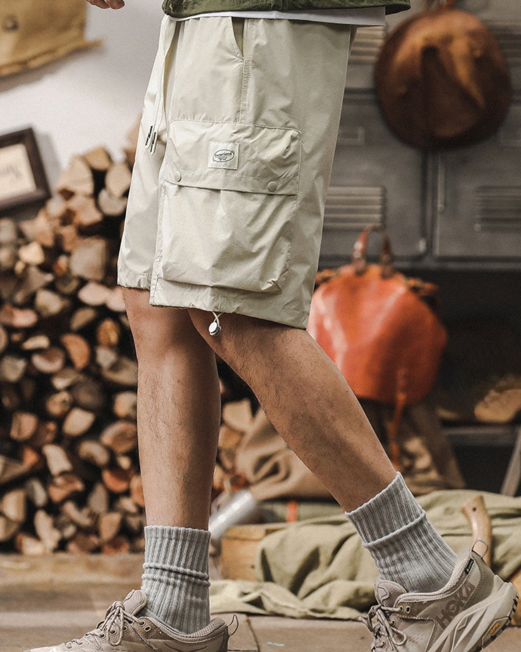 Explorer Utility Quick Drying Cargo Shorts - J202407041950_WHI