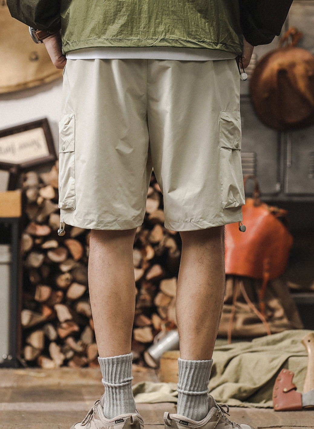 Explorer Utility Quick Drying Cargo Shorts - J202407041950_WHI