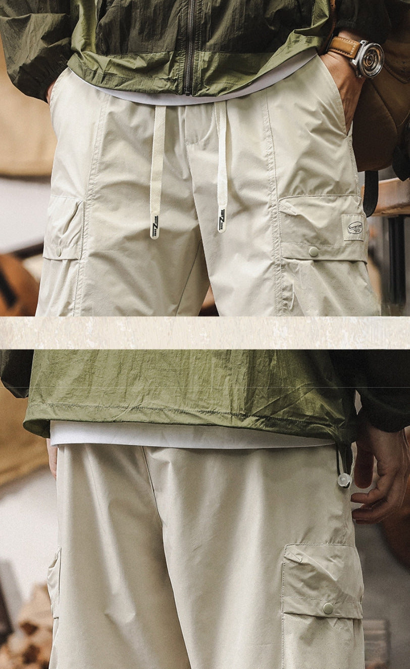 Explorer Utility Quick Drying Cargo Shorts - J202407041950_WHI