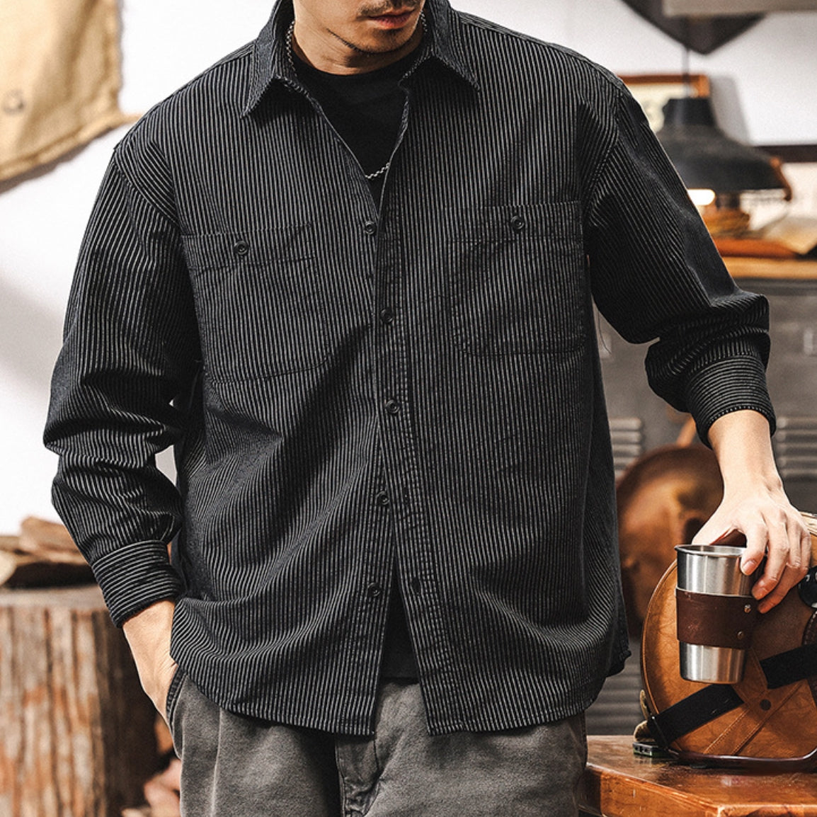 Vintage Striped Shirt