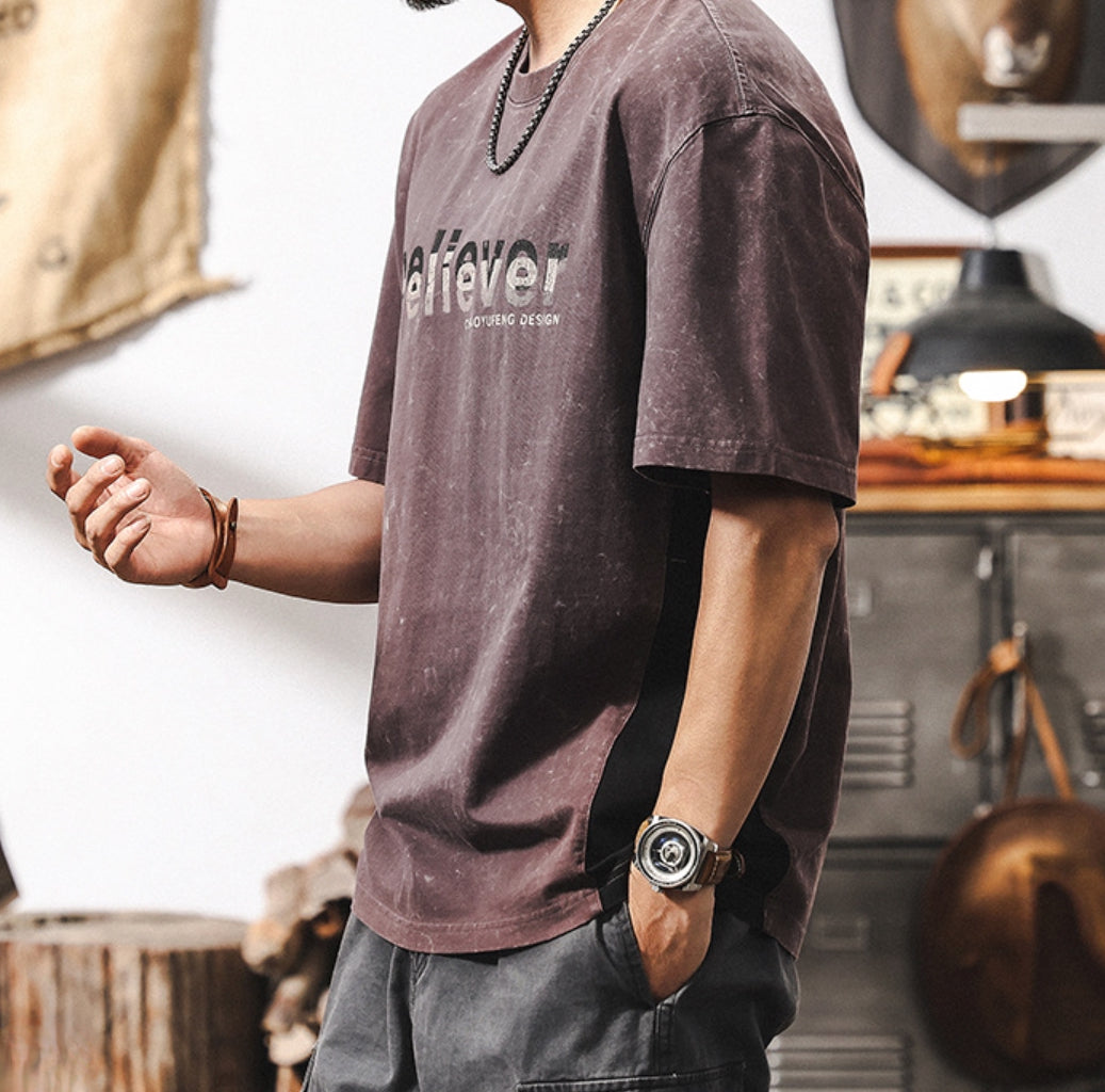 Vintage Washed "Believer" Tee