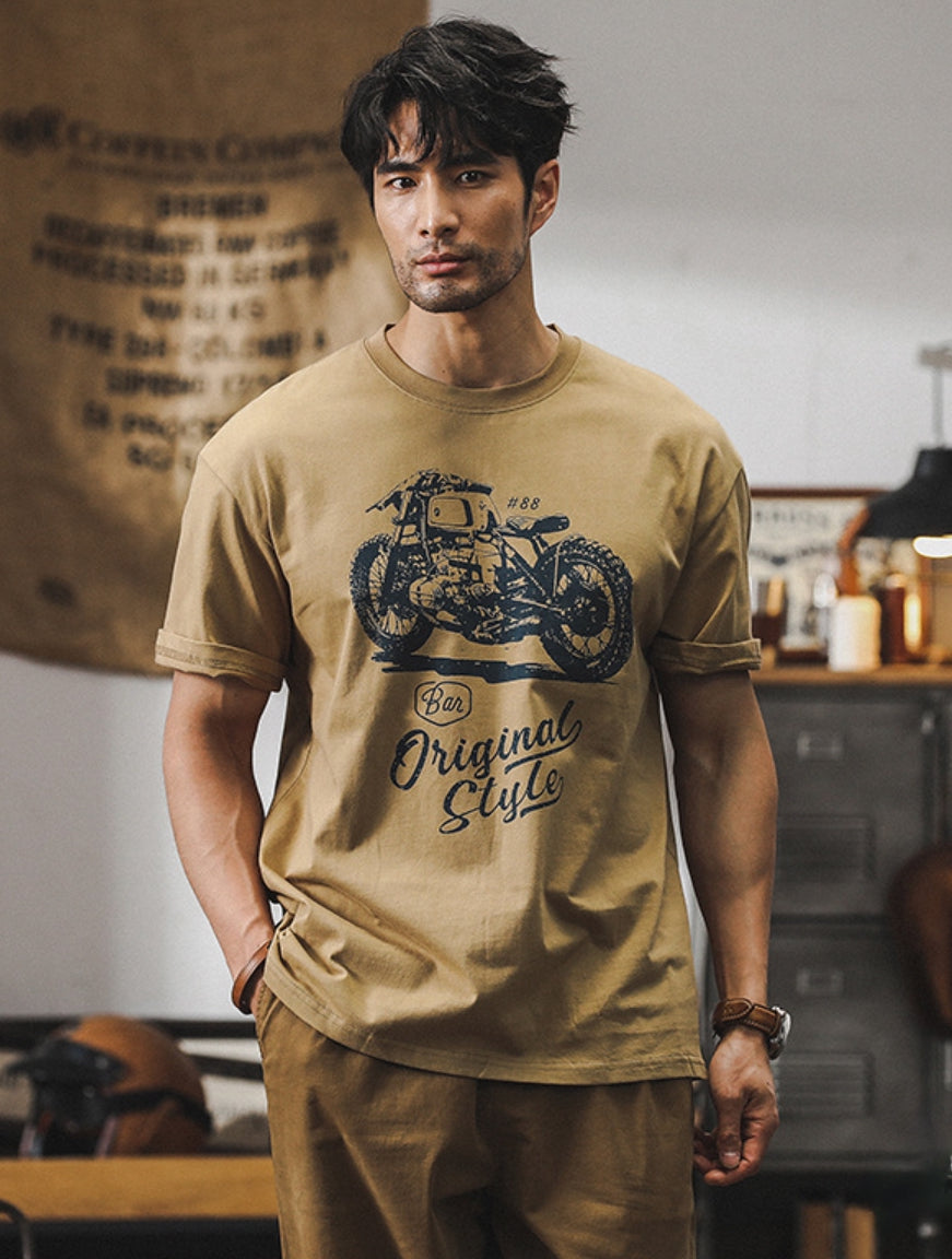 Vintage Moto Rider Tee