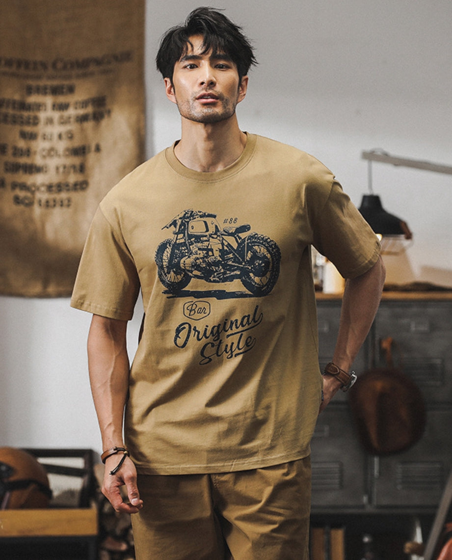 Vintage Moto Rider Tee