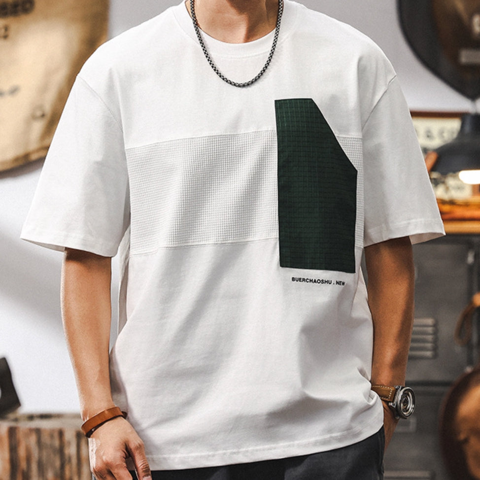 Asymmetry Patchwork Tee