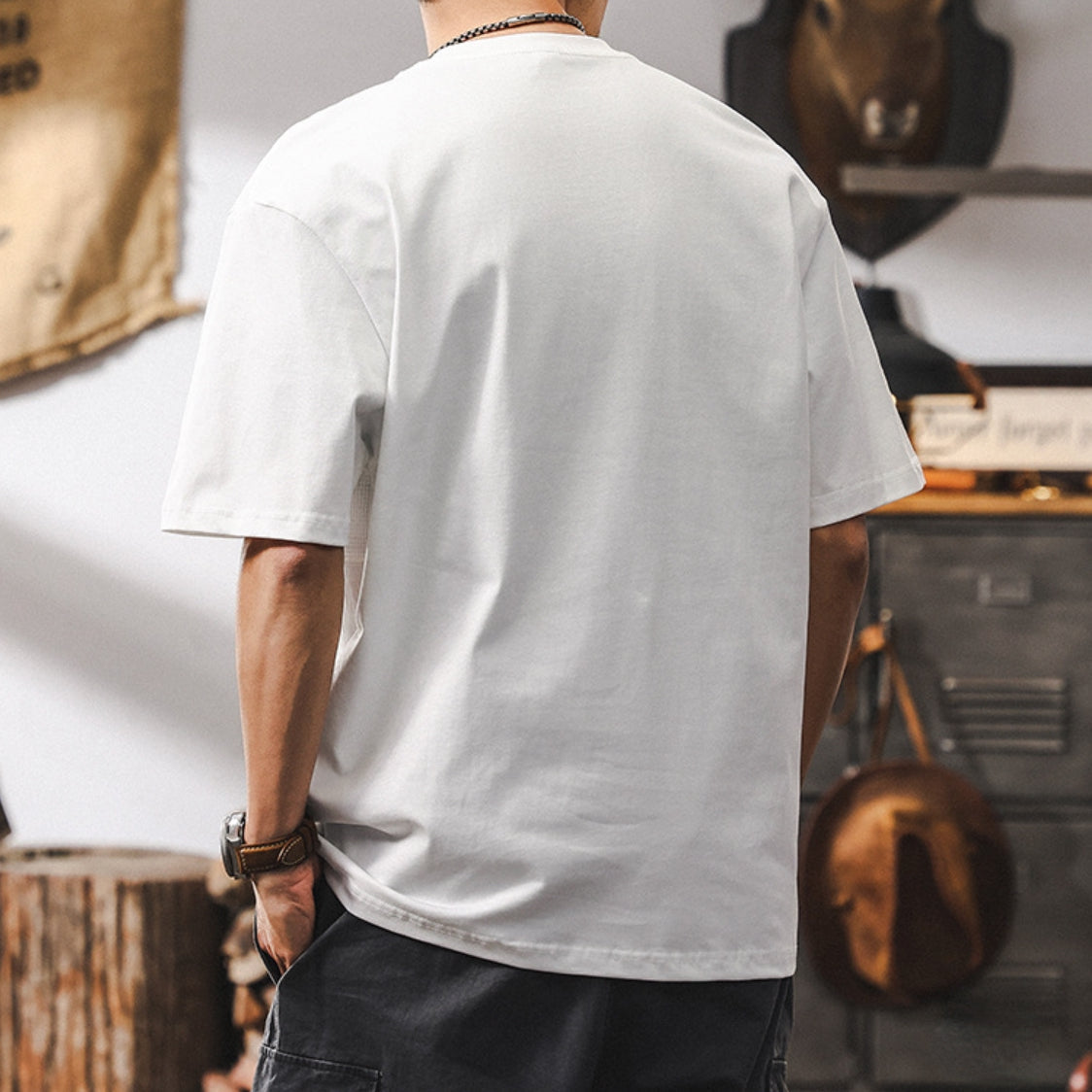 Asymmetry Patchwork Tee