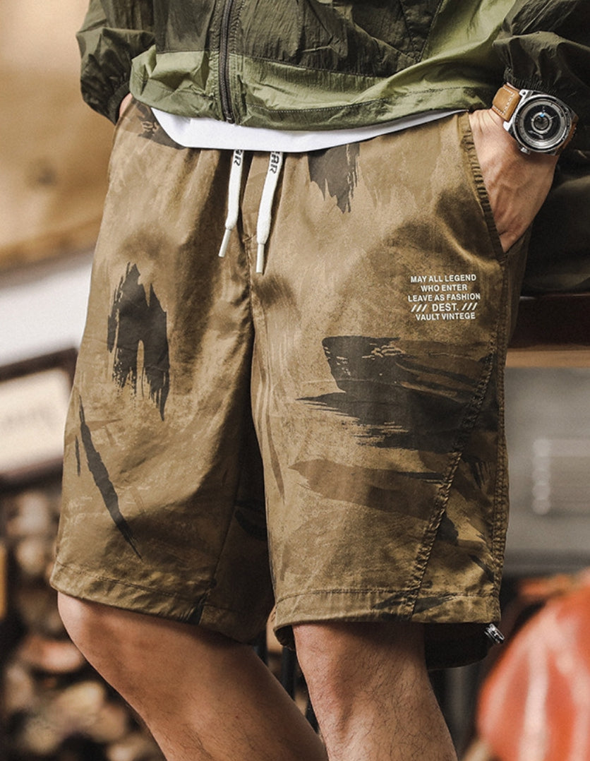 Desert Echo Utility Shorts - 907455661932_CAMEL