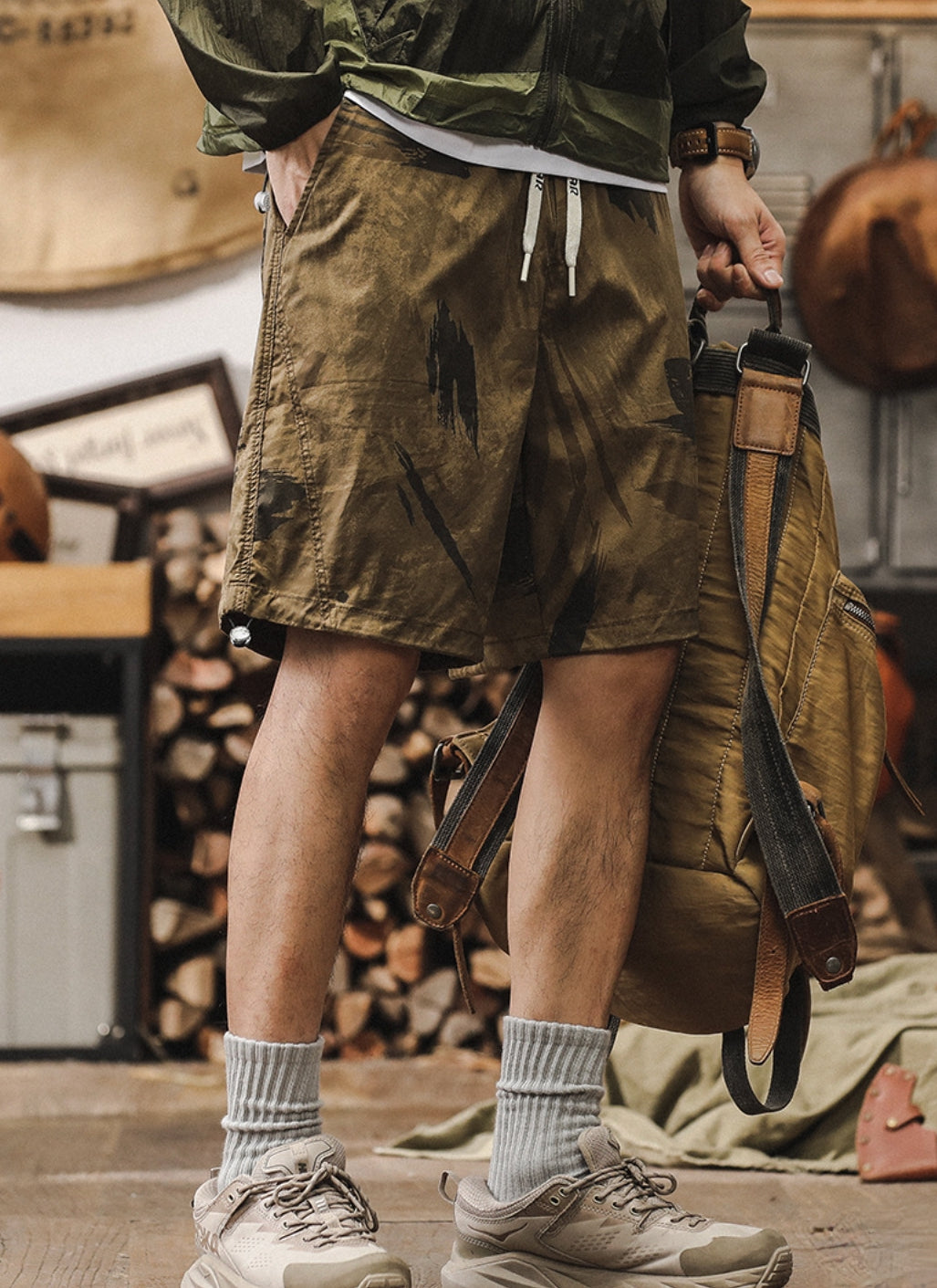 Desert Echo Utility Shorts - 907455661932_CAMEL