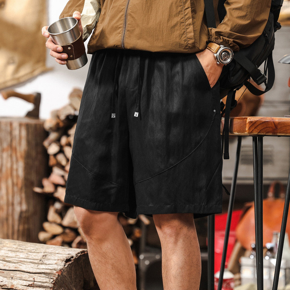 Adventure Shorts – Obsidian Edition - K202504031819_BLACK