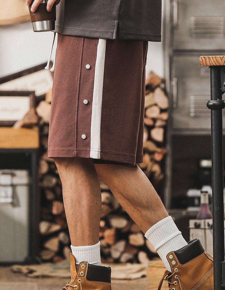 Athletic Adventure Brown Shorts - J202404131535_BRO