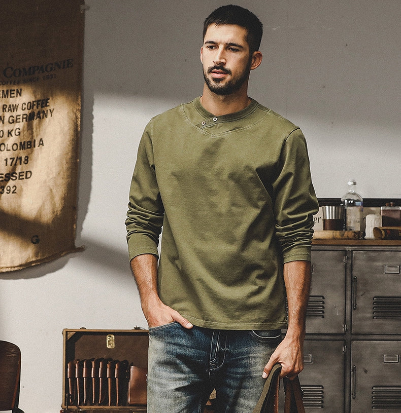 Evergreen Chill T Shirt - 202312124H_ARMYGREEN