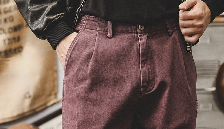 Vintage Burgundy Workwear - Z2024081914_PUR