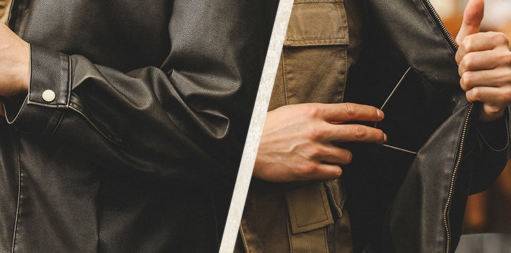 Maverick Moto Jacket - J202409252123_GREY