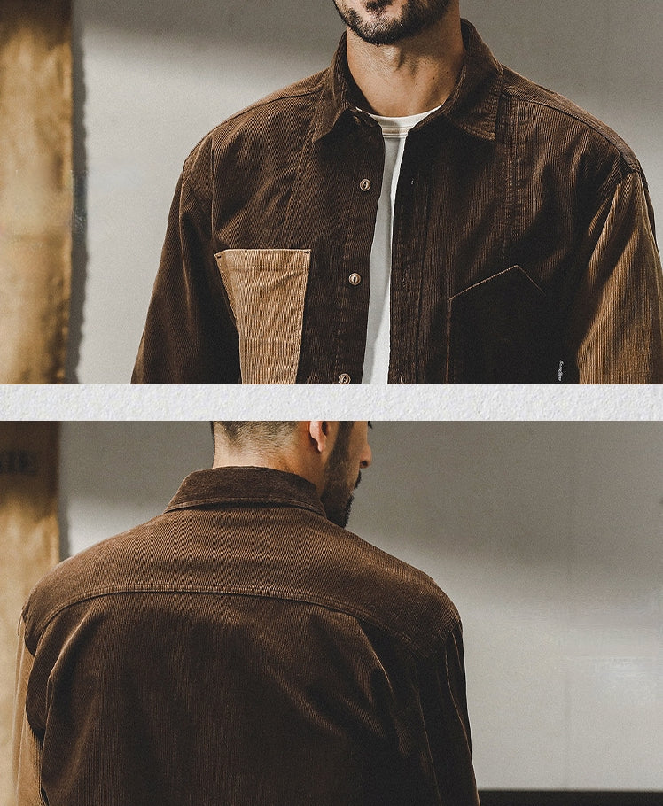 Vogue Venture Over-Shirt - J202309131043_COFFEE