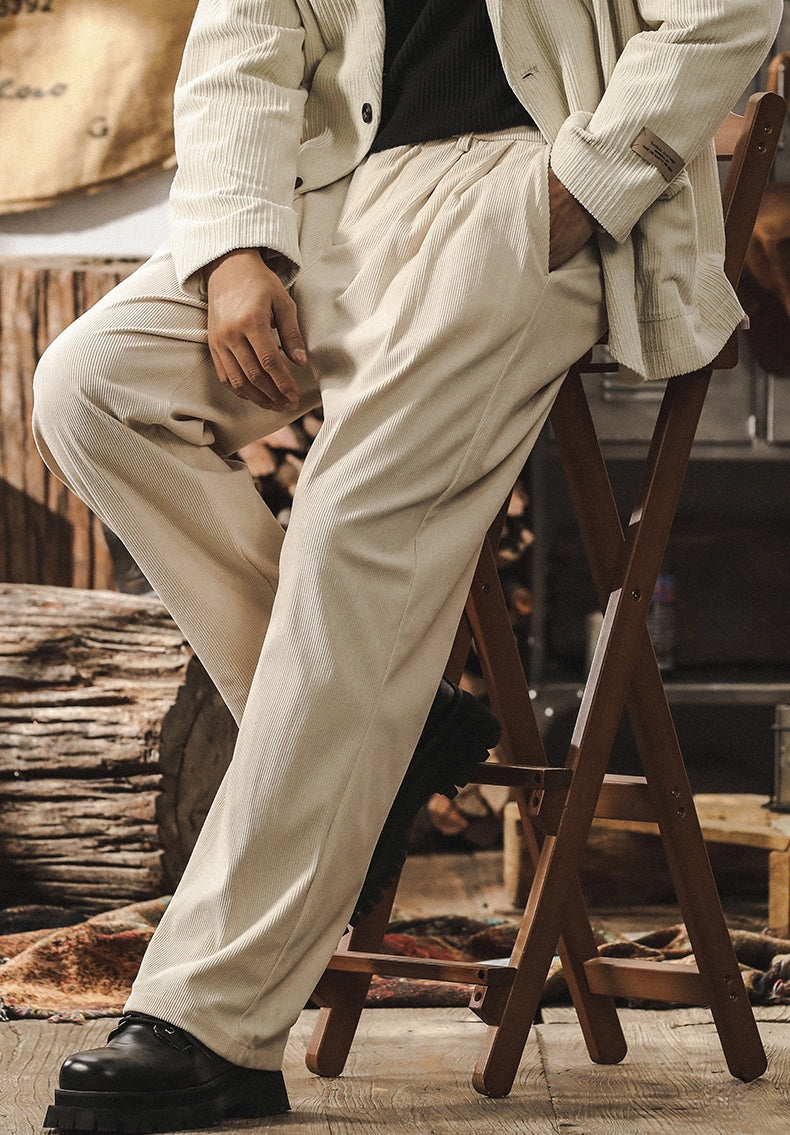 Alpine Drift Corduroy Pants - J202410061849_APRICOT