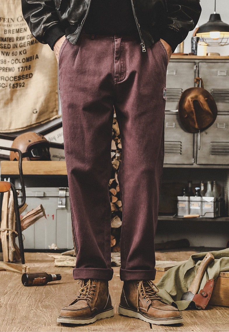 Vintage Burgundy Workwear - Z2024081914_PUR