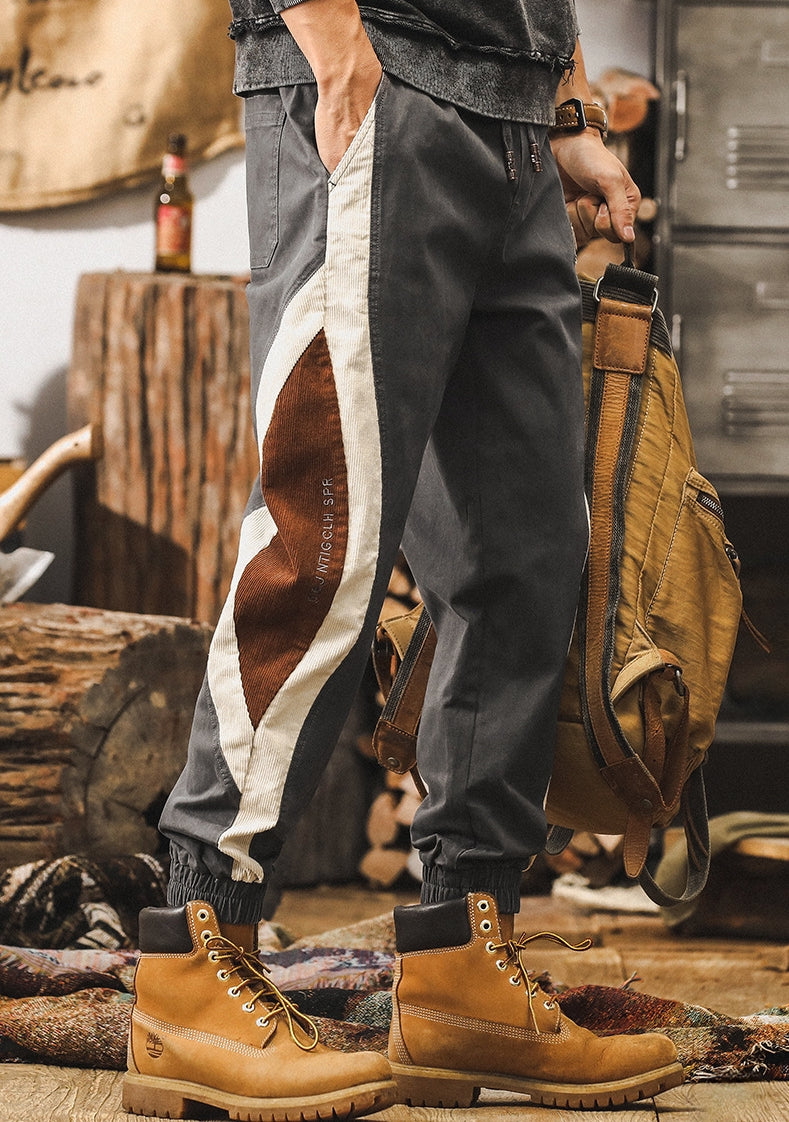 Savanna Stripe Joggers - X202410111636_GREY