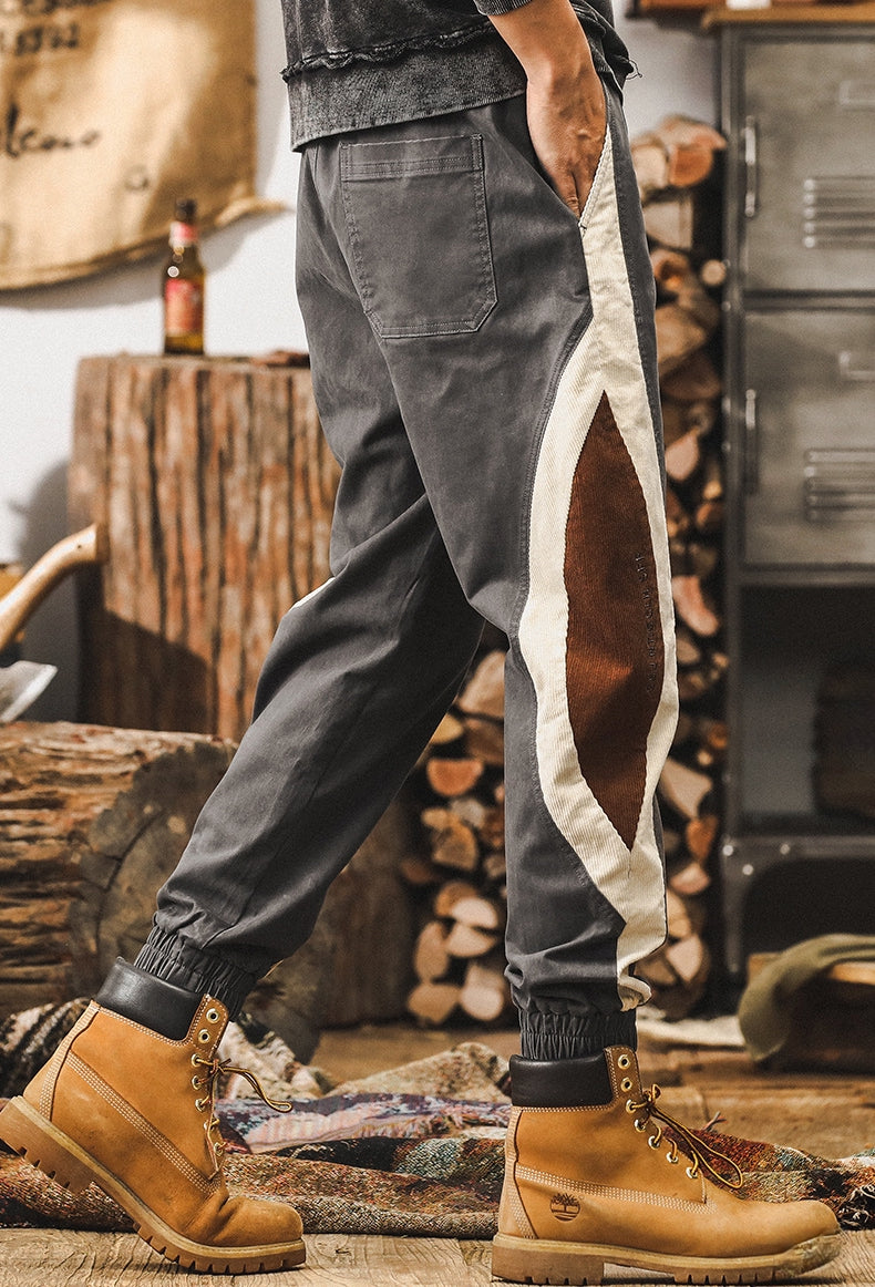 Savanna Stripe Joggers - X202410111636_GREY