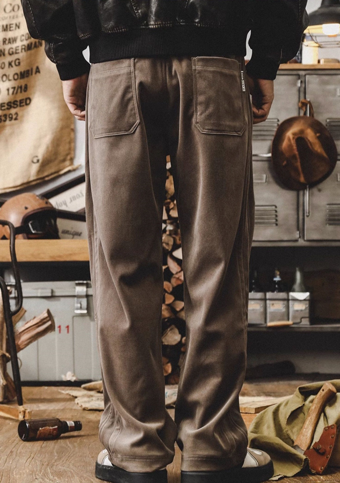 Wanderer Velour Lounge Pants - J202408191653_BRO