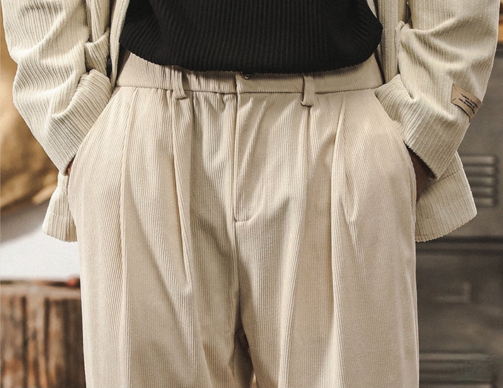 Alpine Drift Corduroy Pants - J202410061849_APRICOT
